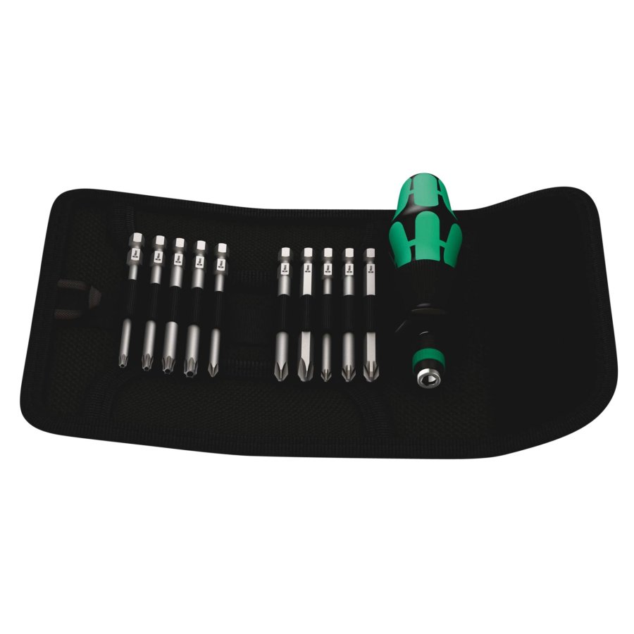 WERA Kraftform Kompakt 41 Pouch with 89 mm-long bits #1