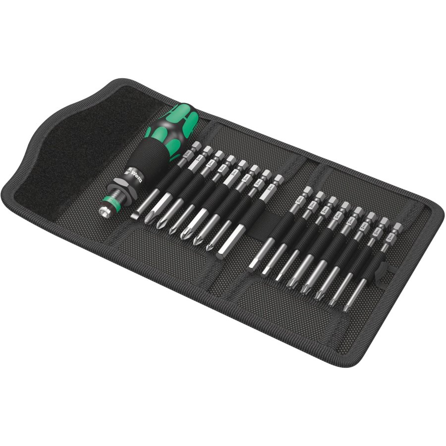 WERA Kraftform Kompakt 60 Pouch with 89 mm-long bits #1