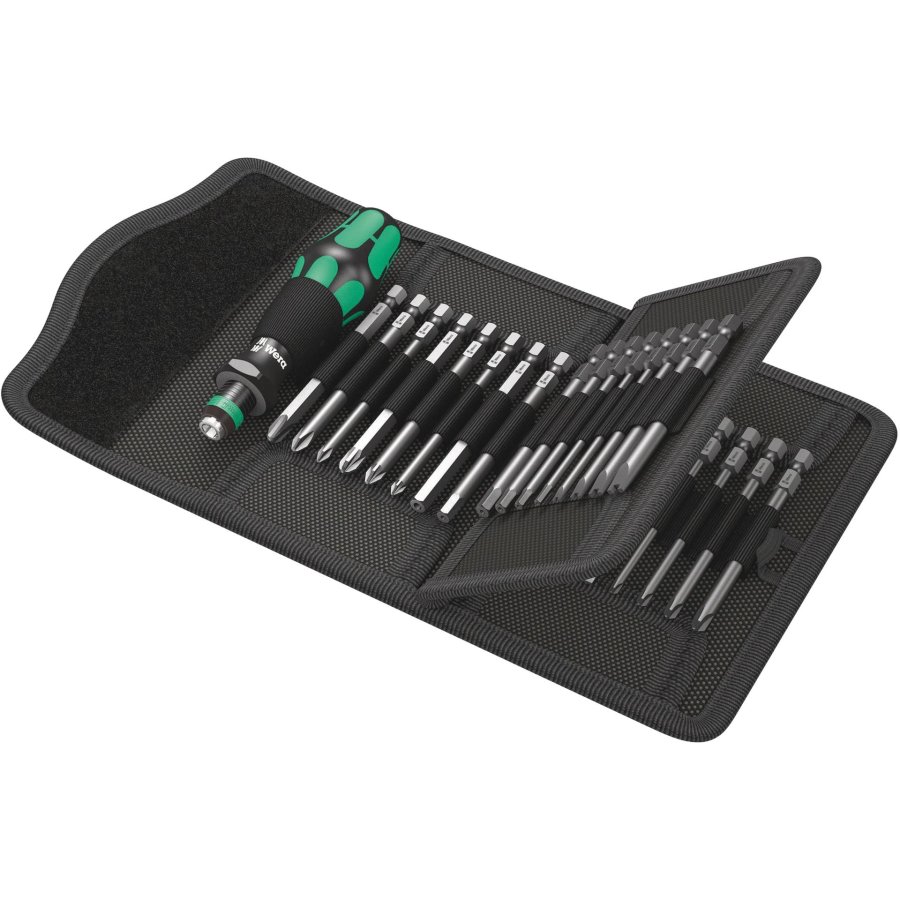 WERA Kraftform Kompakt 62 Pouch with 89 mm-long bits #1