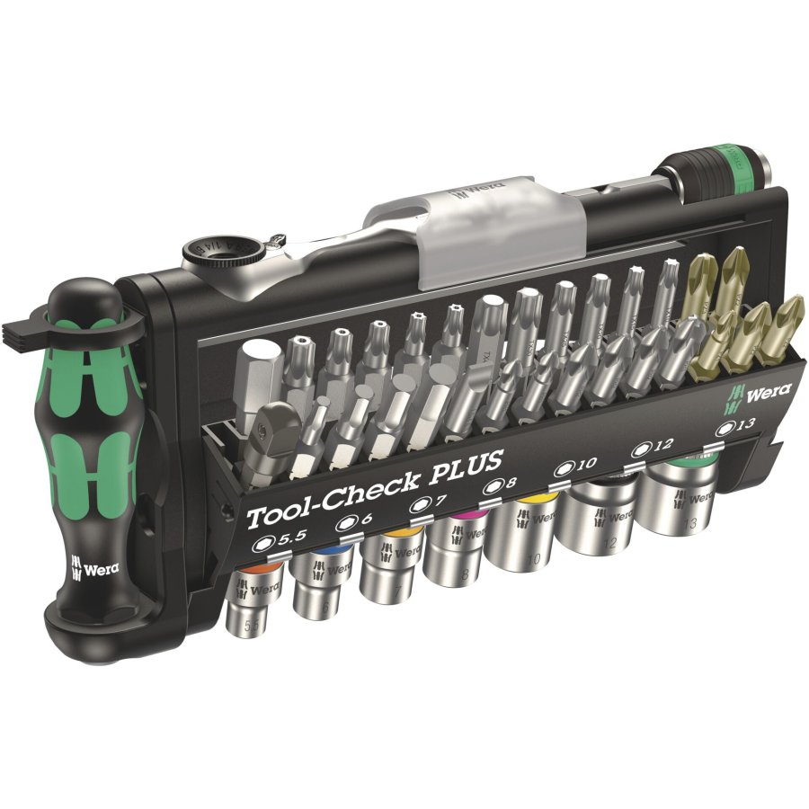WERA Tool-Check PLUS ratchet with bits assortment #1