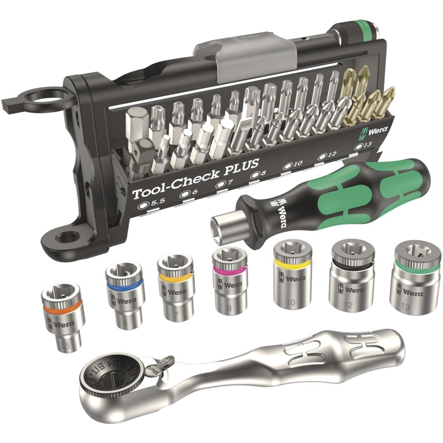 WERA Tool-Check PLUS ratchet with bits assortment #2