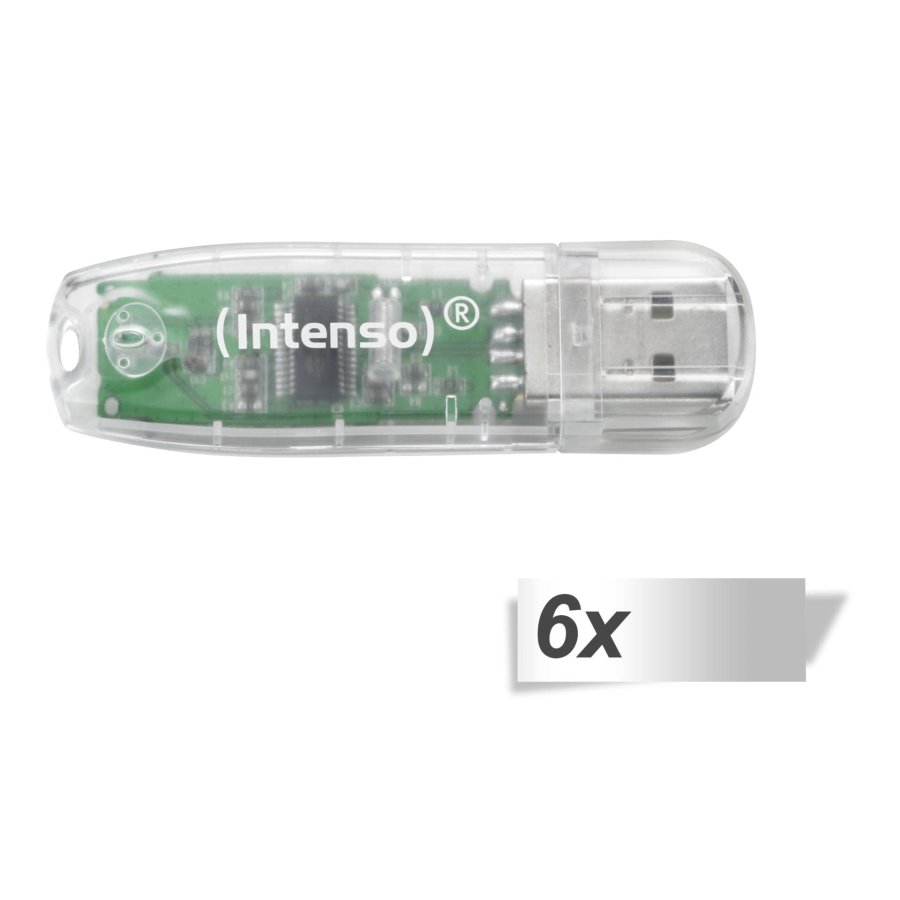 6x1 Intenso Rainbow Line    32GB USB Stick 2.0 #1