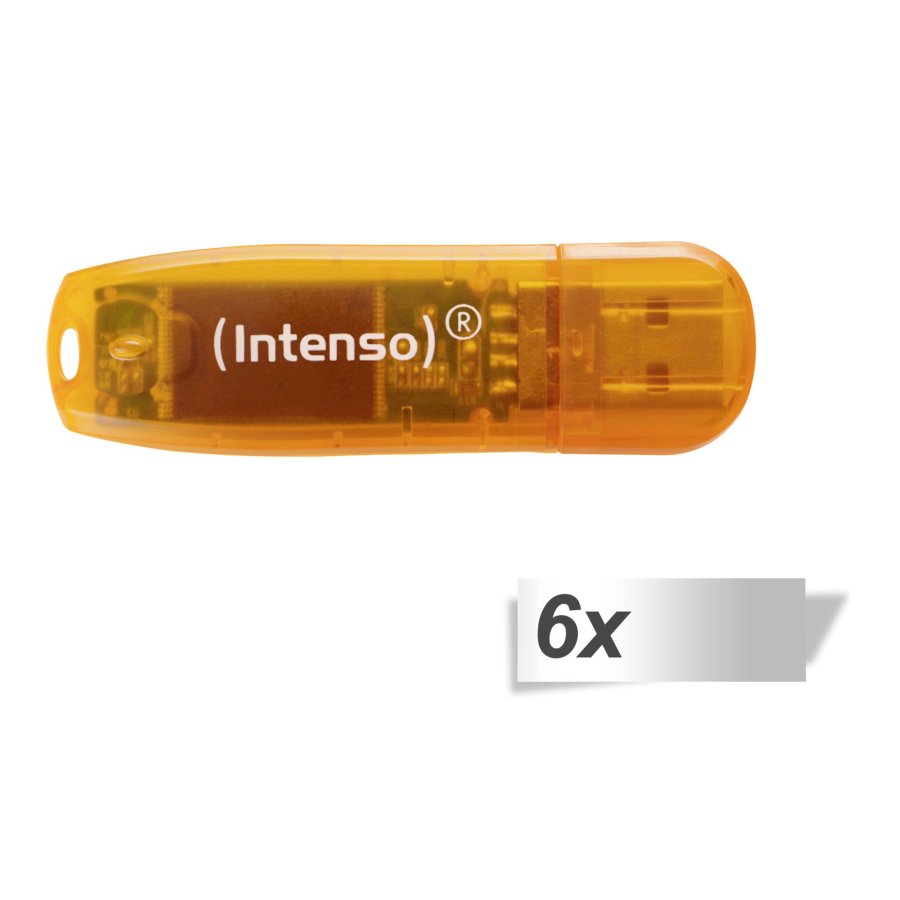 6x1 Intenso Rainbow Line    64GB USB Stick 2.0 #1