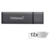 12x1 Intenso Alu Line anthracite 8GB USB Stick 2.0 #1
