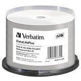 1x50 Verbatim DVD-R 4,7GB 16x Wide glossy waterproof print #1