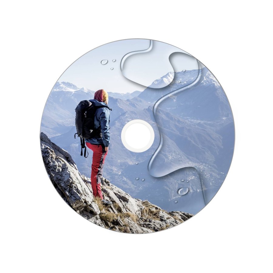 1x50 Verbatim DVD-R 4,7GB 16x Wide glossy waterproof print #2