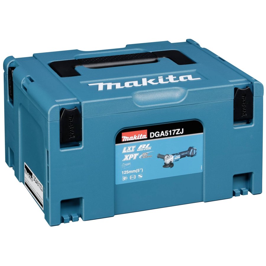 Makita DGA517ZJ Cordless Angle Grinder  Makpac #4