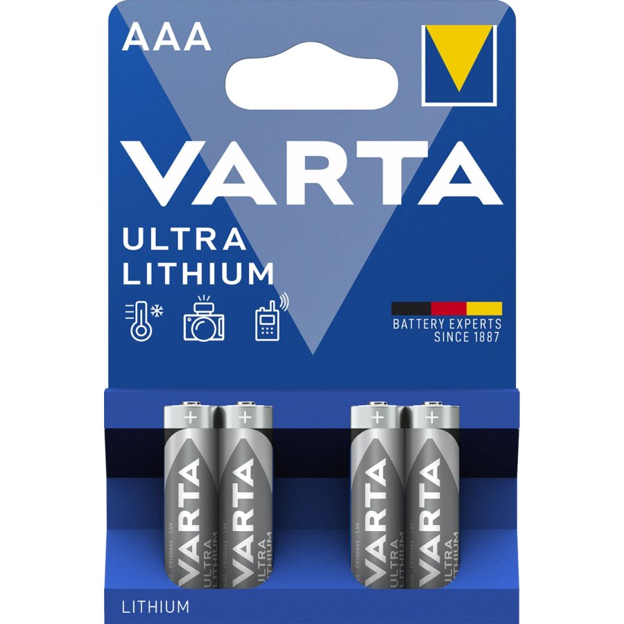 10x4 Varta Ultra Lithium Micro AAA LR 03 #1