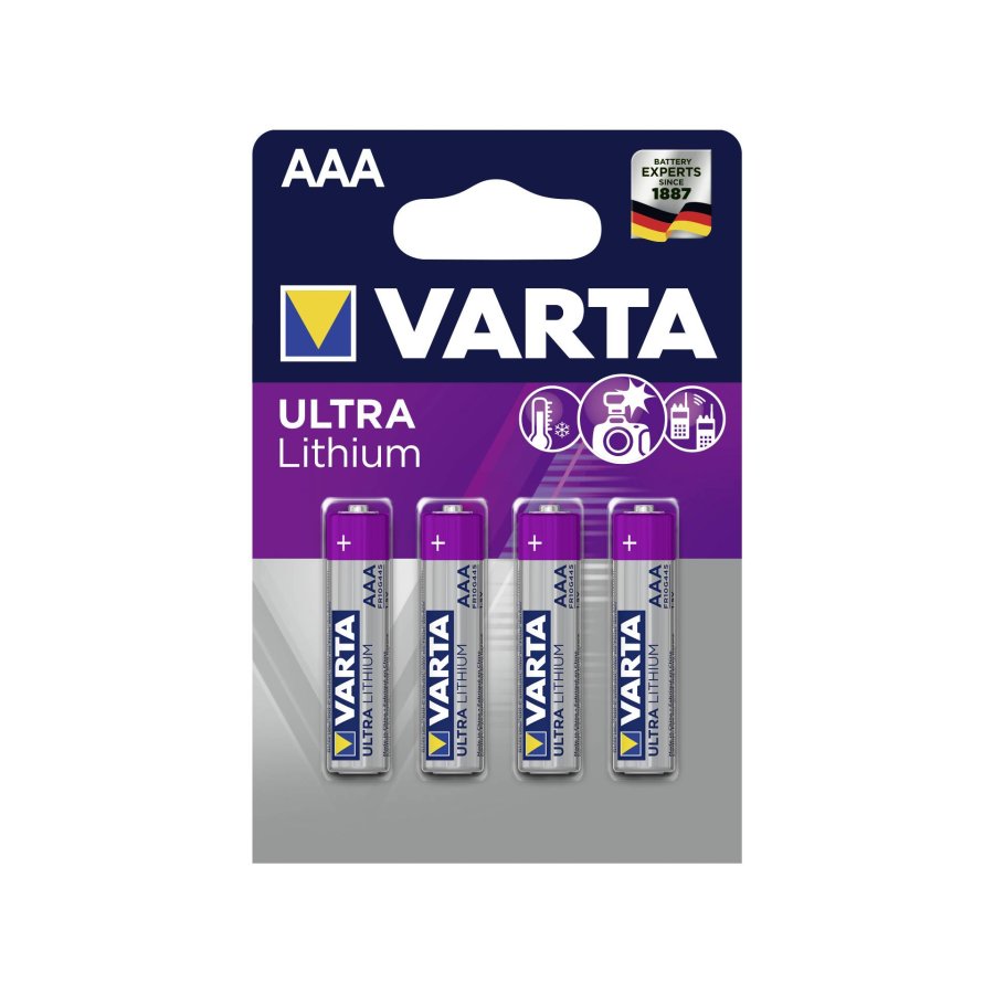 10x4 Varta Ultra Lithium Micro AAA LR 03 #3