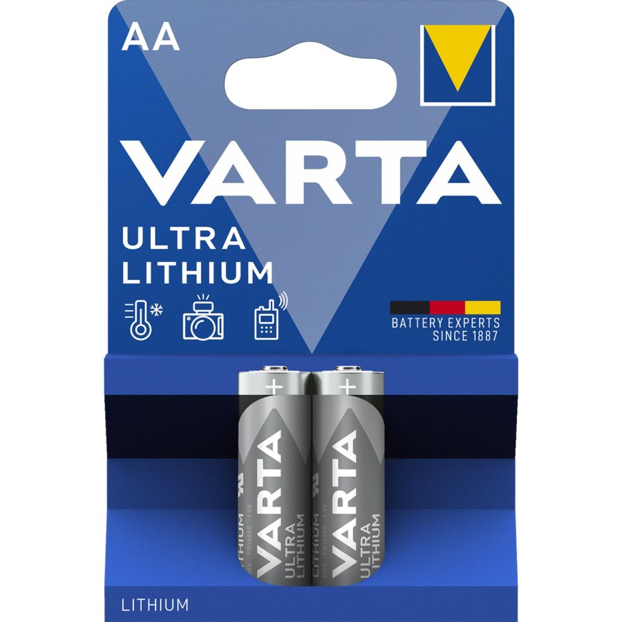 10x2 Varta Ultra Lithium Mignon AA LR 6 #1