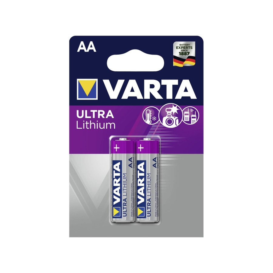 10x2 Varta Ultra Lithium Mignon AA LR 6 #3