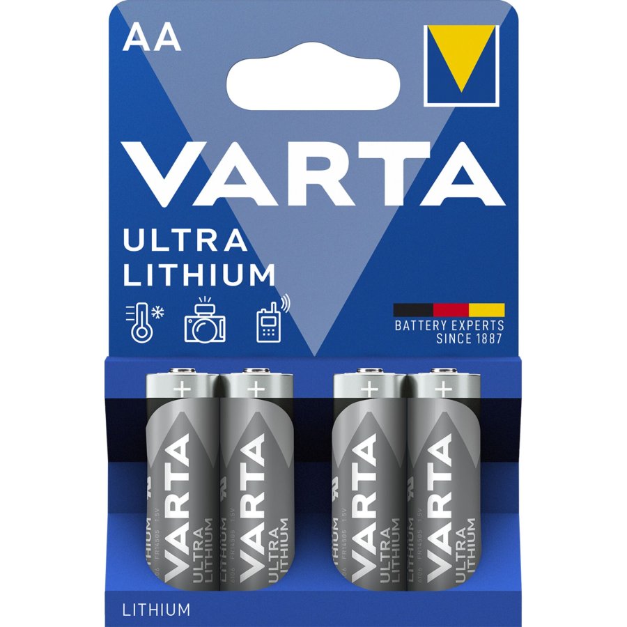 10x4 Varta Ultra Lithium Mignon AA LR 6 #1
