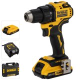 DeWALT DCD708D2T-QW elektrisk skruetrkker & slagbor Sort, Gul 1650 rpm #1