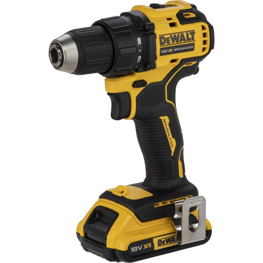 DeWALT DCD708D2T-QW elektrisk skruetrkker & slagbor Sort, Gul 1650 rpm #2