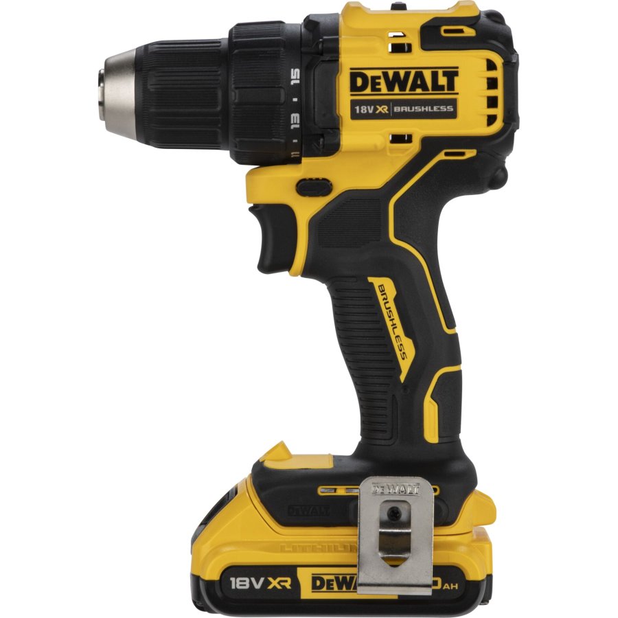 DeWALT DCD708D2T-QW elektrisk skruetrkker & slagbor Sort, Gul 1650 rpm #3