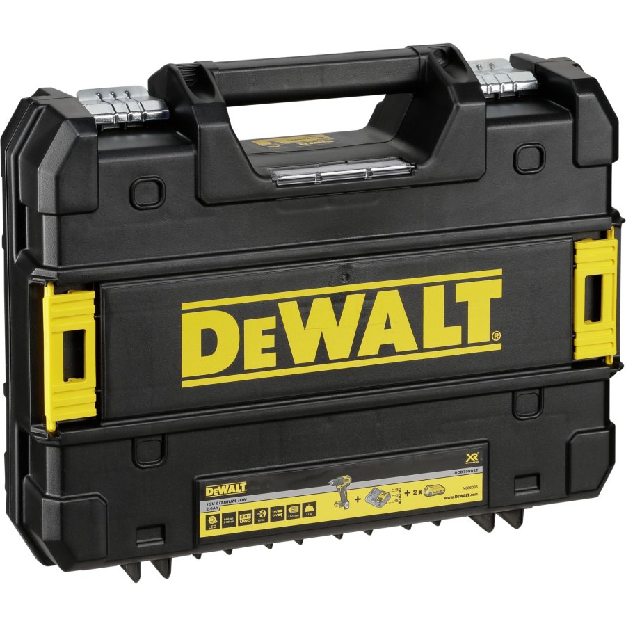 DeWALT DCD708D2T-QW elektrisk skruetrkker & slagbor Sort, Gul 1650 rpm #5