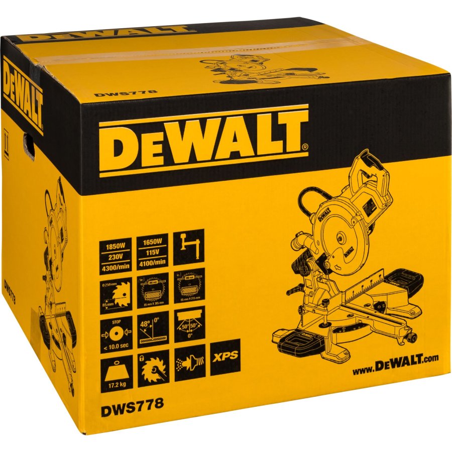DeWalt DWS778-QS Mitre Saw  250 mm 1850 Watt #1