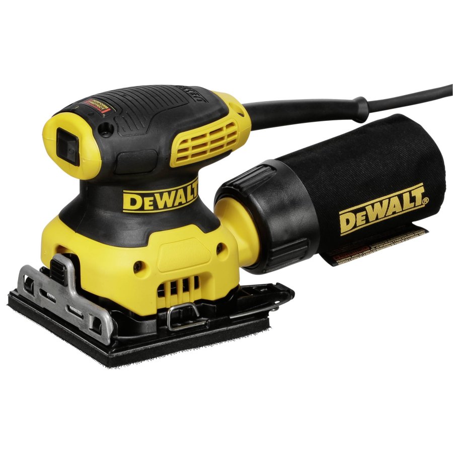 DeWALT DWE6411 transportabel slibemaskine Rystepudser 14000 OPM Sort, Gul #1