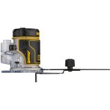 DeWALT DCW604NT-XJ router og overfrser Sort, Gul 25500 rpm #5