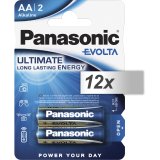 12x2 Panasonic Evolta LR 6 Mignon                LR6EGE/2BP #1