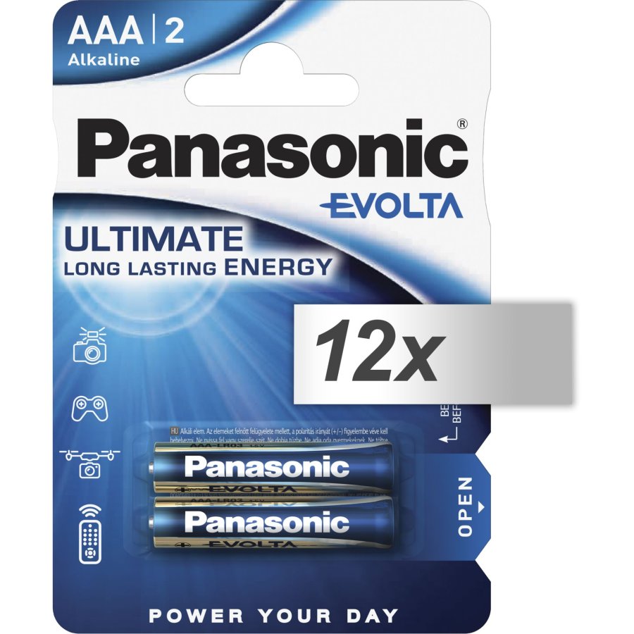 12x2 Panasonic Evolta LR 03 Micro                LR03EGE/2BP #1