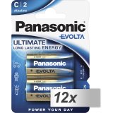 12x2 Panasonic Evolta Baby C LR 14                LR14EGE/2BP #1