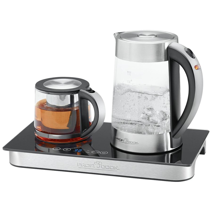ProfiCook PC-TKS 1056 elkedel 1,7 L Sort, Rustfrit stl, Transparent #1
