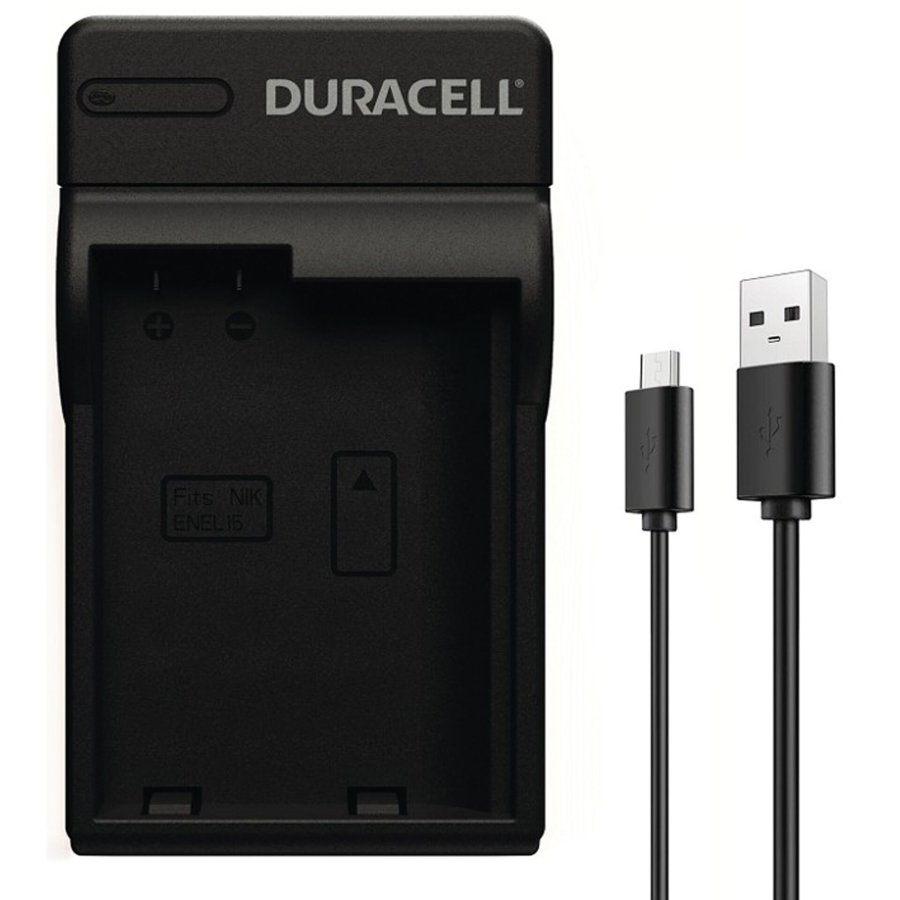 Duracell Charger with USB Cable for DRNEL15/EN-EL15 #1