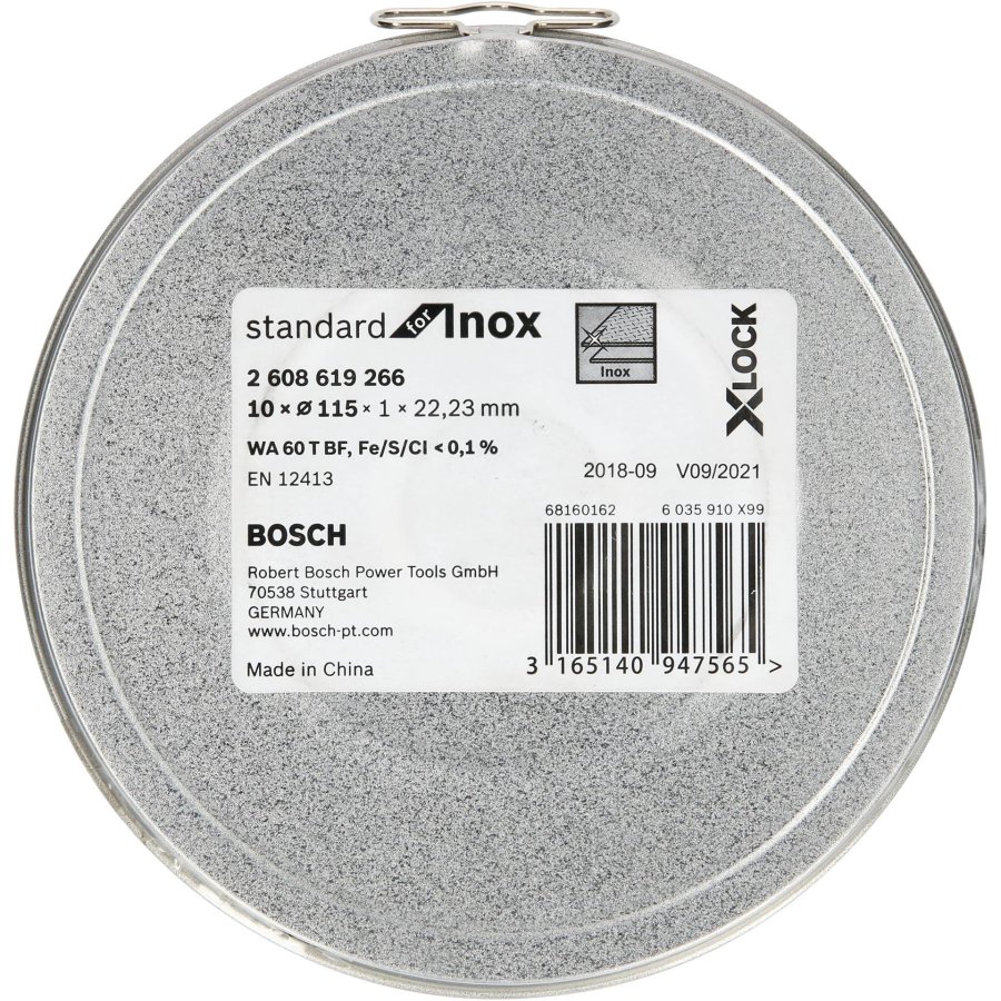 Bosch X-LOCK Cutting Disc Set Inox   10x115x1mm #4