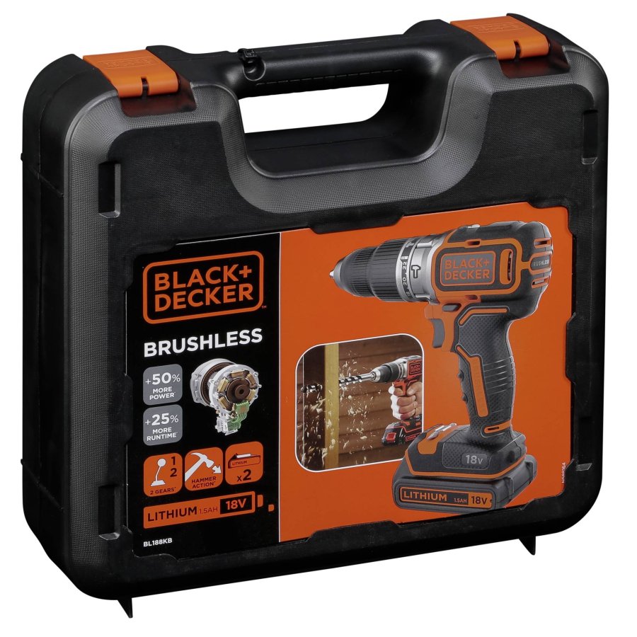 Black & Decker BL188KB-QW Cordless Combi Drill #4
