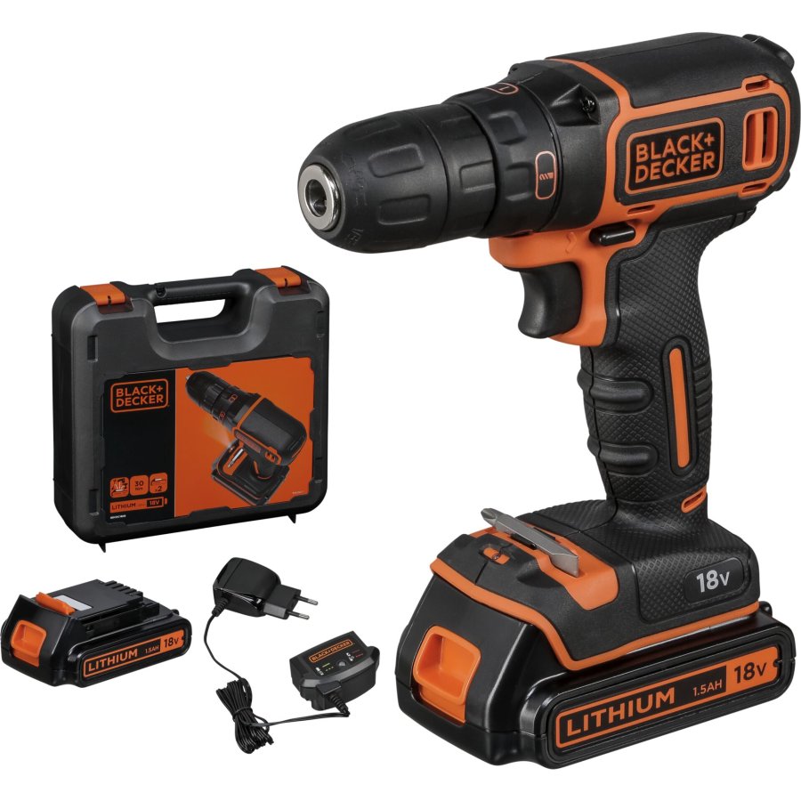 Black & Decker BDCDC18KB-QW Cordless Drill Driver #1