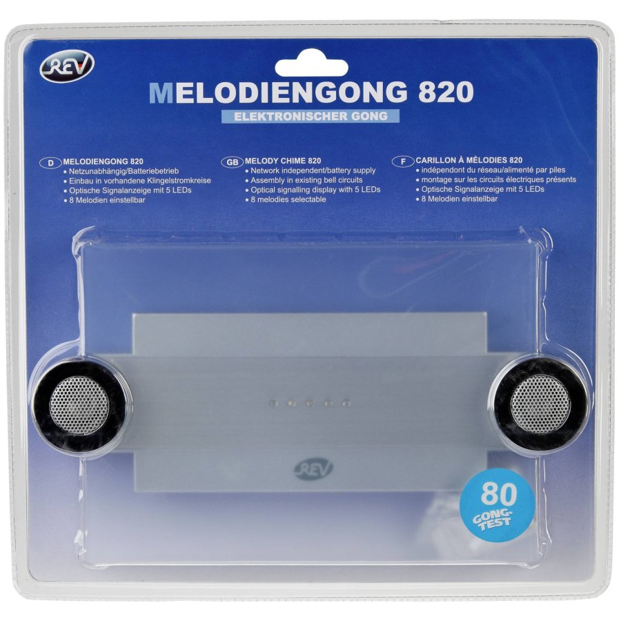 REV Melodiengong Glasdesign 820 #2