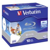 1x10 Verbatim BD-R Blu-Ray 50GB 6x Speed printable Jewel Case #1