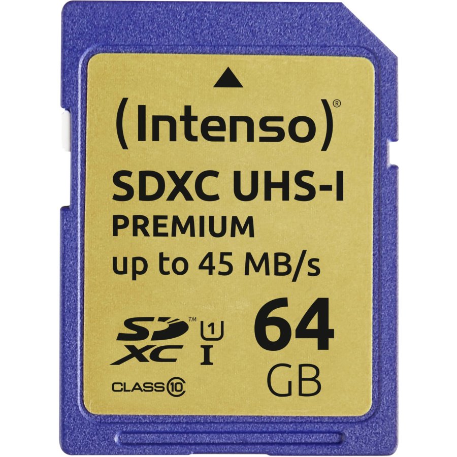 Intenso SDXC Card           64GB Class 10 UHS-I Premium #1