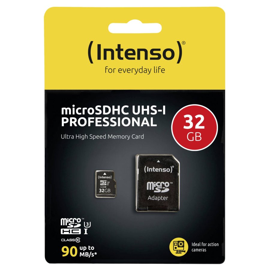 Intenso microSDHC           32GB C10 UHS-I Professional + Adapter #4
