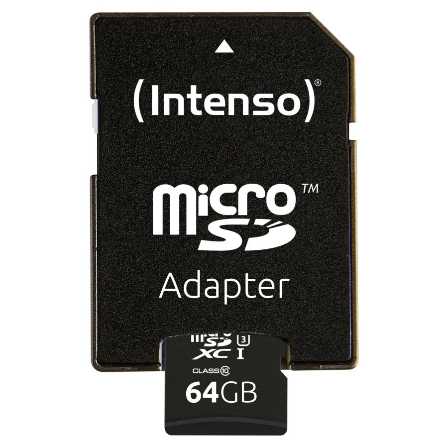 Intenso microSDXC           64GB C10 UHS-I Professional + Adapter #3
