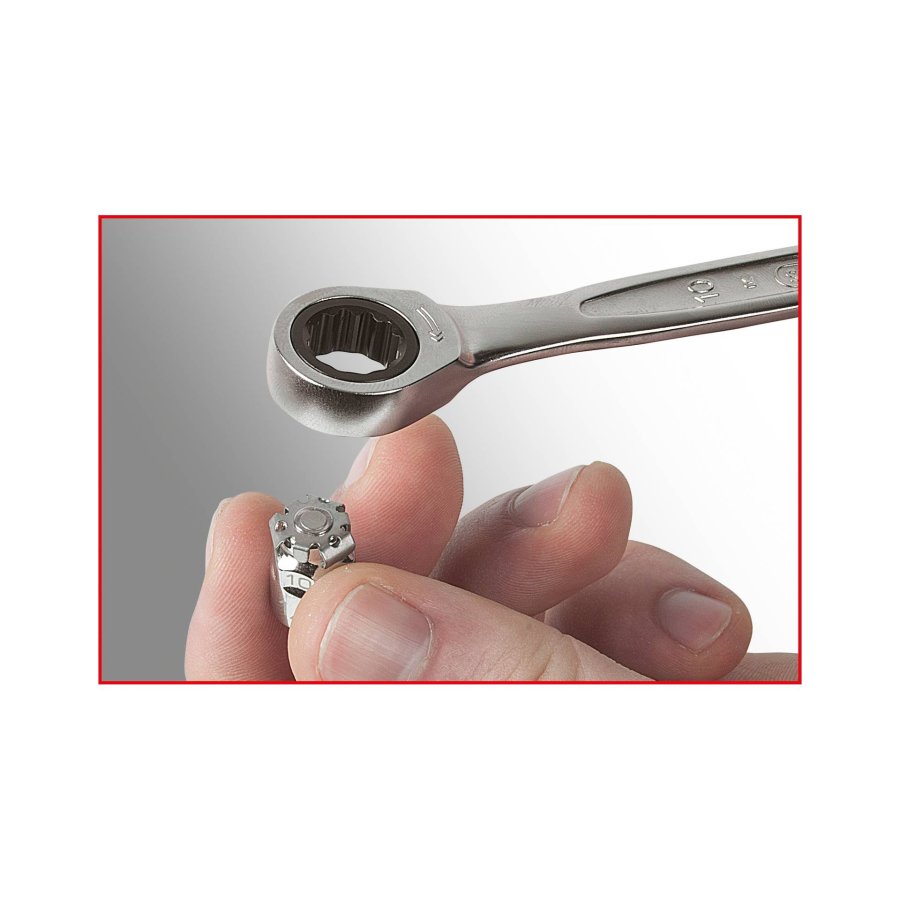KS Tools GEARplus Ratchet Ring Spanner-Set 503.4266 #9