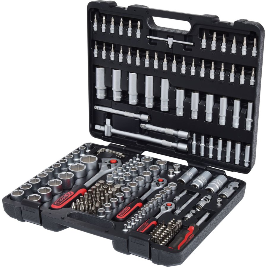 0S Tools 1/4 +3/8 +1/2  Socket Wrench-Set 179-pieces 917.0779 #1