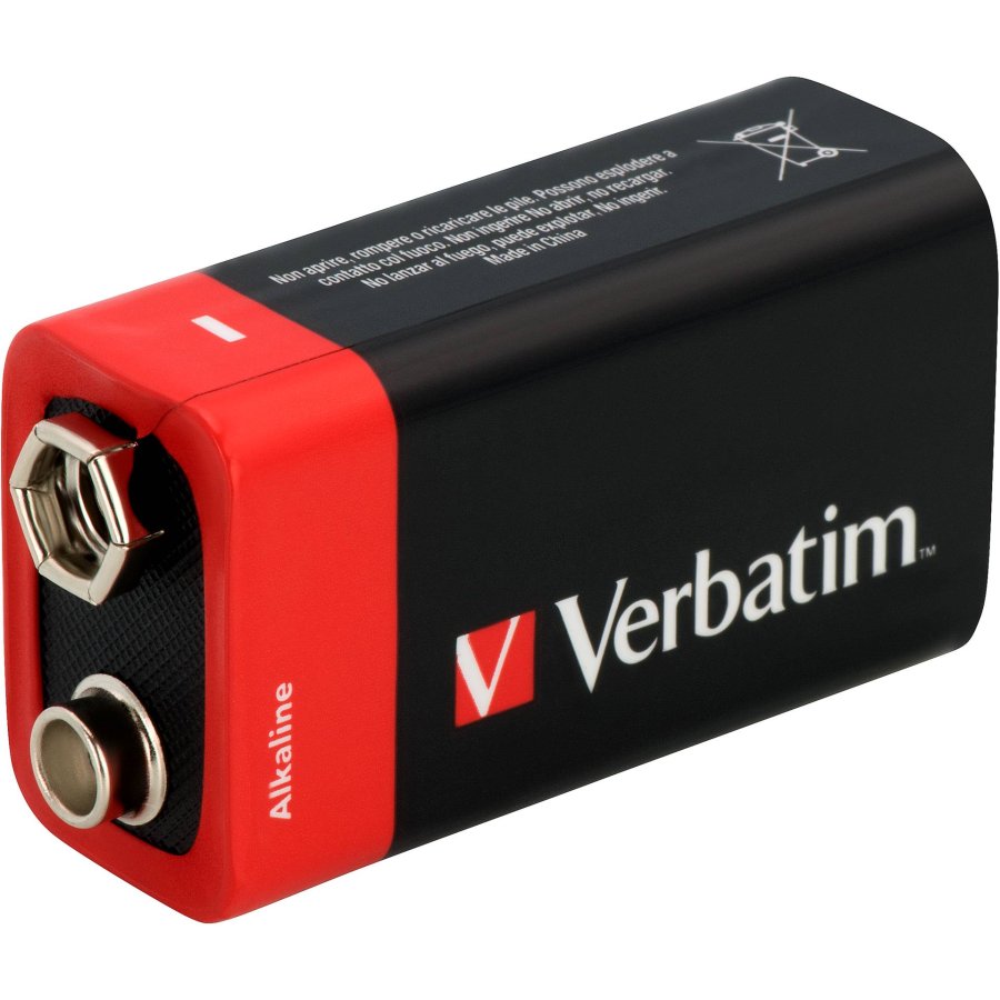 Verbatim Alkaline battery 9V-Block 6 LR 61           49924 #1