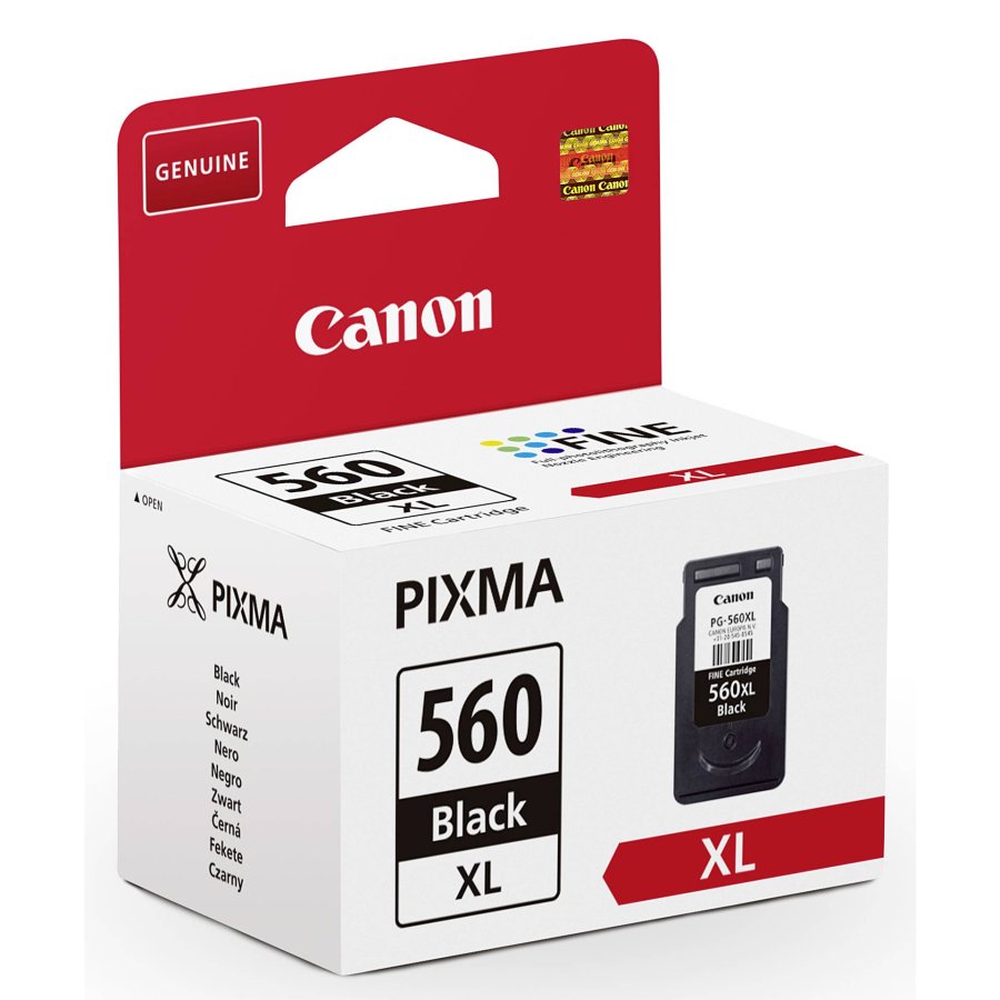 Canon PG-560XL blkpatron 1 stk Original Hjt (XL) udbytte Sort #2