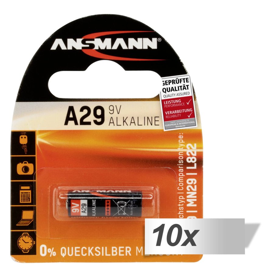 10x1 Ansmann A 29 LR 29 #1
