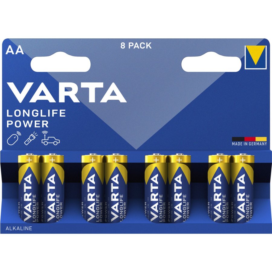 1x8 Varta Longlife Power Mignon AA LR06 #1