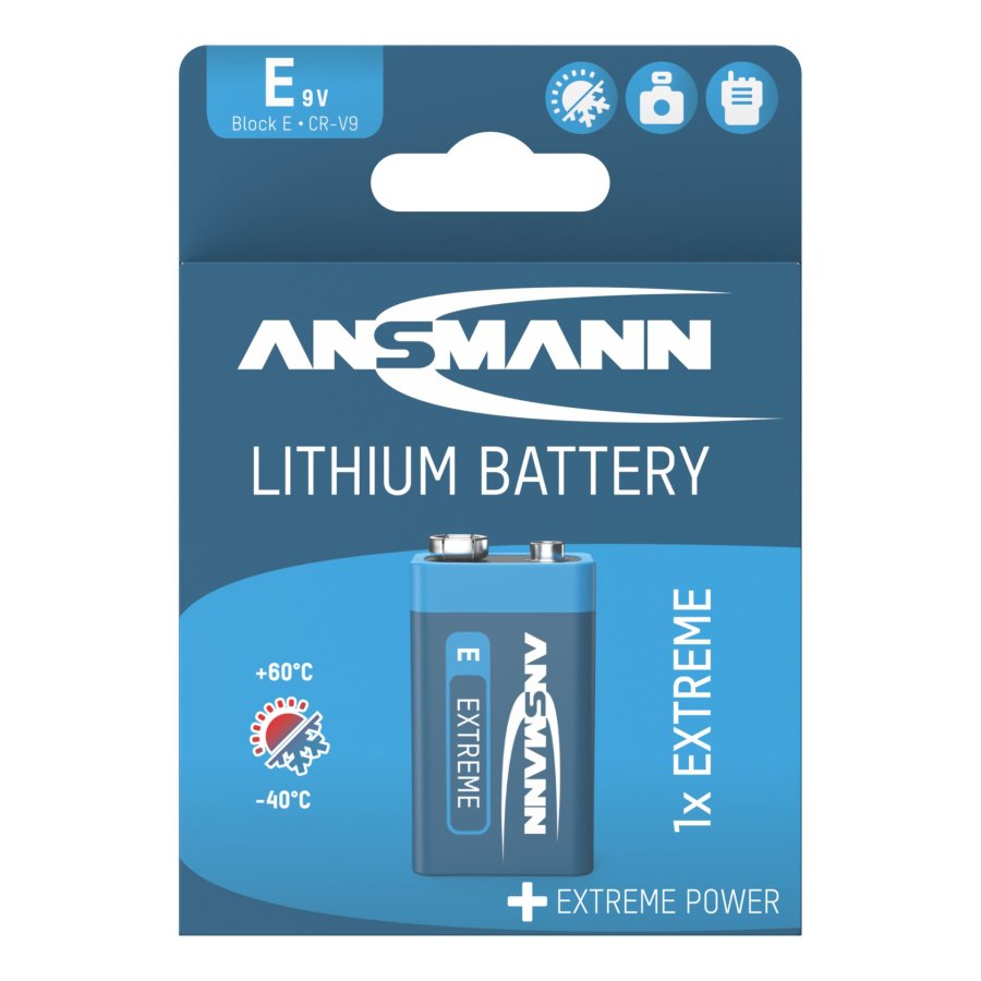 16x1 Ansmann Lithium 9V-Block Extreme #1