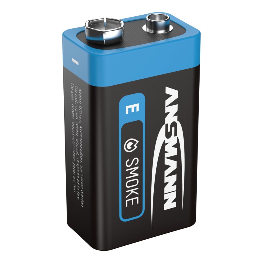 50x1 Ansmann Lithium 9V-Block specifically for Smoke Detector #2