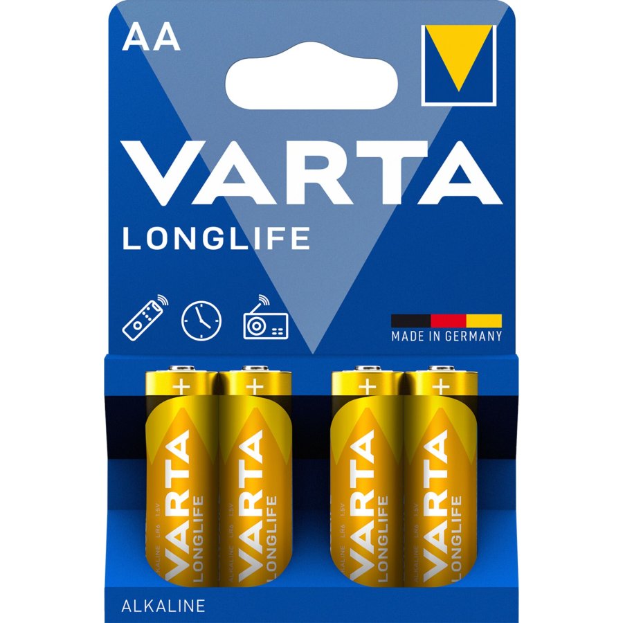 1x4 Varta Longlife Mignon AA LR 6 #1