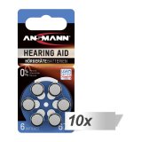 10x6 Ansmann Zinc-Air 675 (PR44) #1