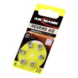10x6 Ansmann Zinc-Air 10 (PR70) Hearing Aid Batteries #3