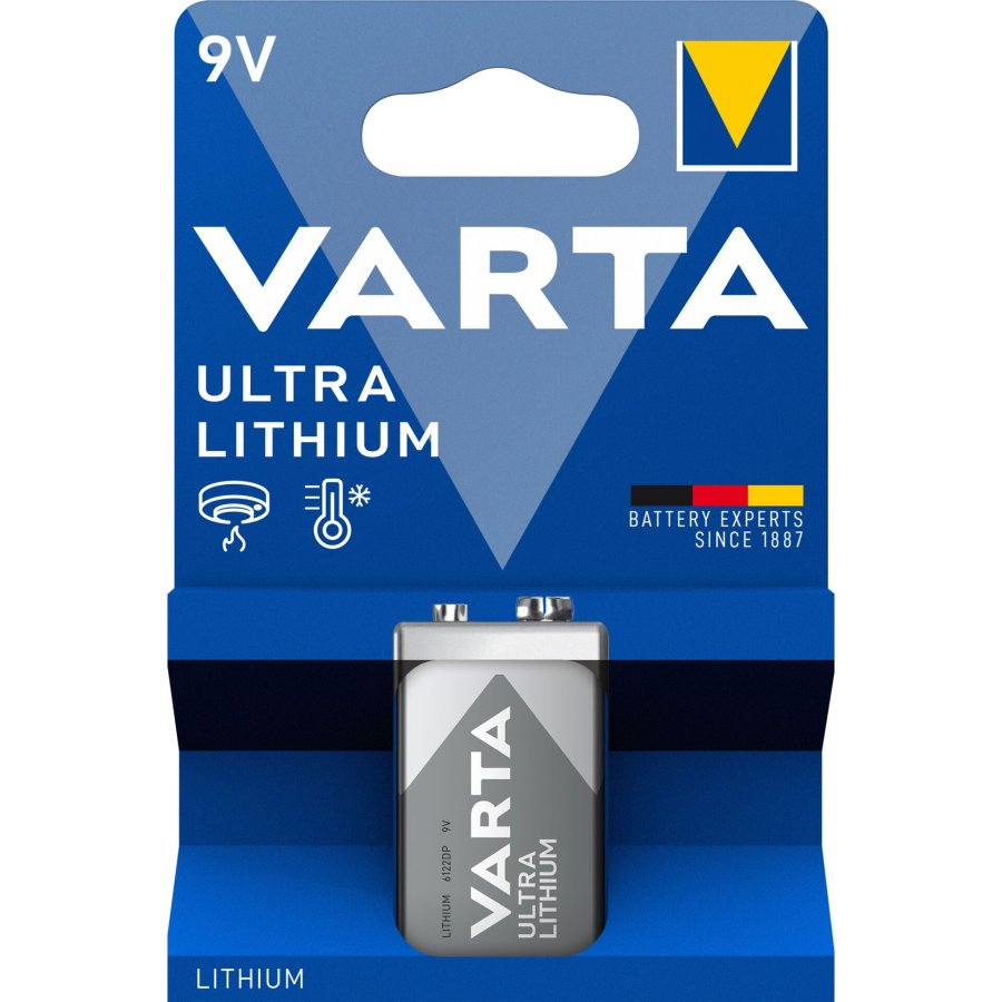Lithium Batteri 9V 9 V 1-Bobler #1