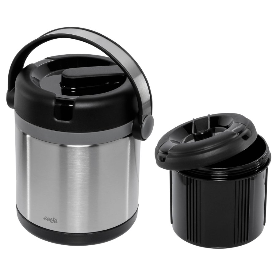 Emsa Mobility thermal container stainl. 1,2l black / anthracite #1