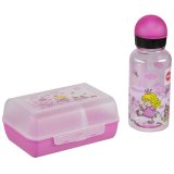 Emsa Kids Water Bottle 0,4l + lunch box princess 518137 set #1